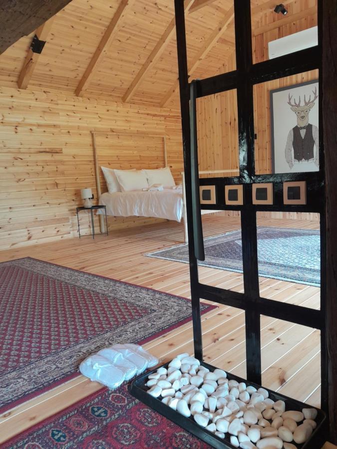 Nica Wood Villa Sremska Kamenica Bagian luar foto