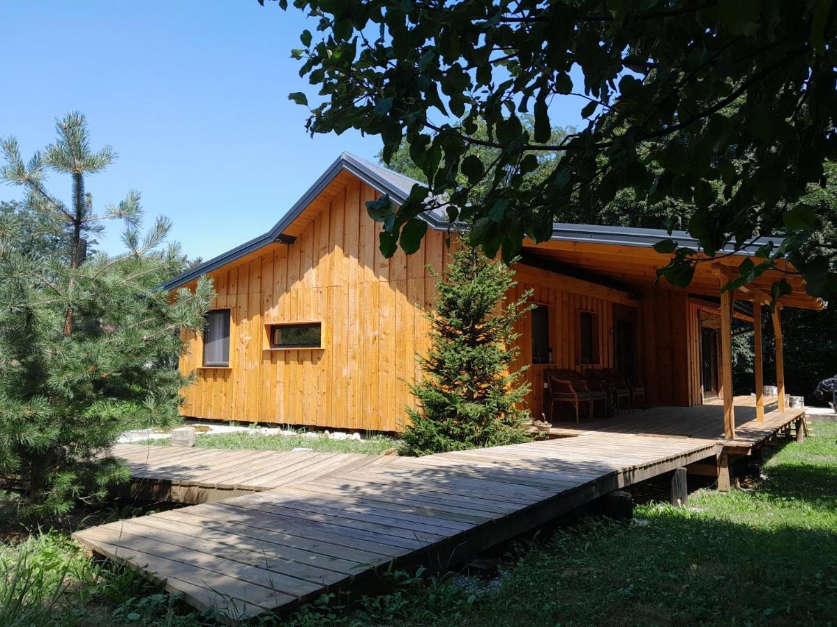 Nica Wood Villa Sremska Kamenica Bagian luar foto