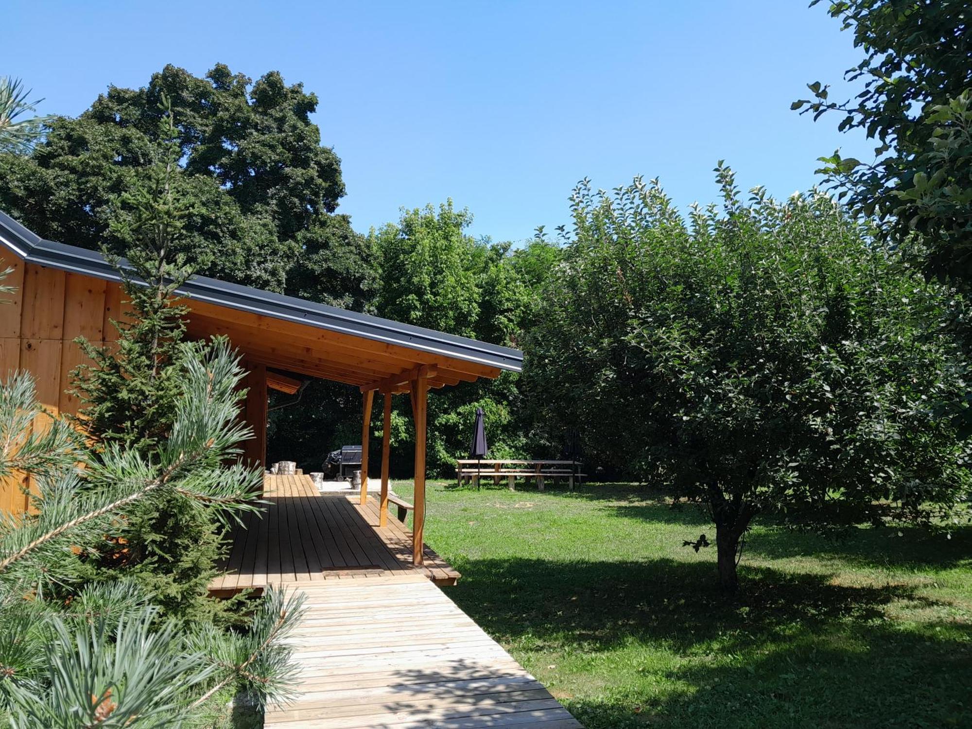 Nica Wood Villa Sremska Kamenica Bagian luar foto
